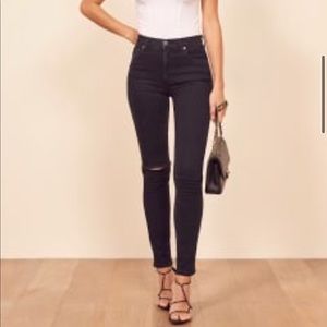 Reformation jeans never worn, bought them too small and never fit into them.